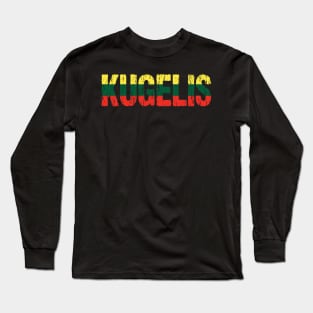 Kugelis Lithuanian Funny Food Lover Dish Lietuva Flag Long Sleeve T-Shirt